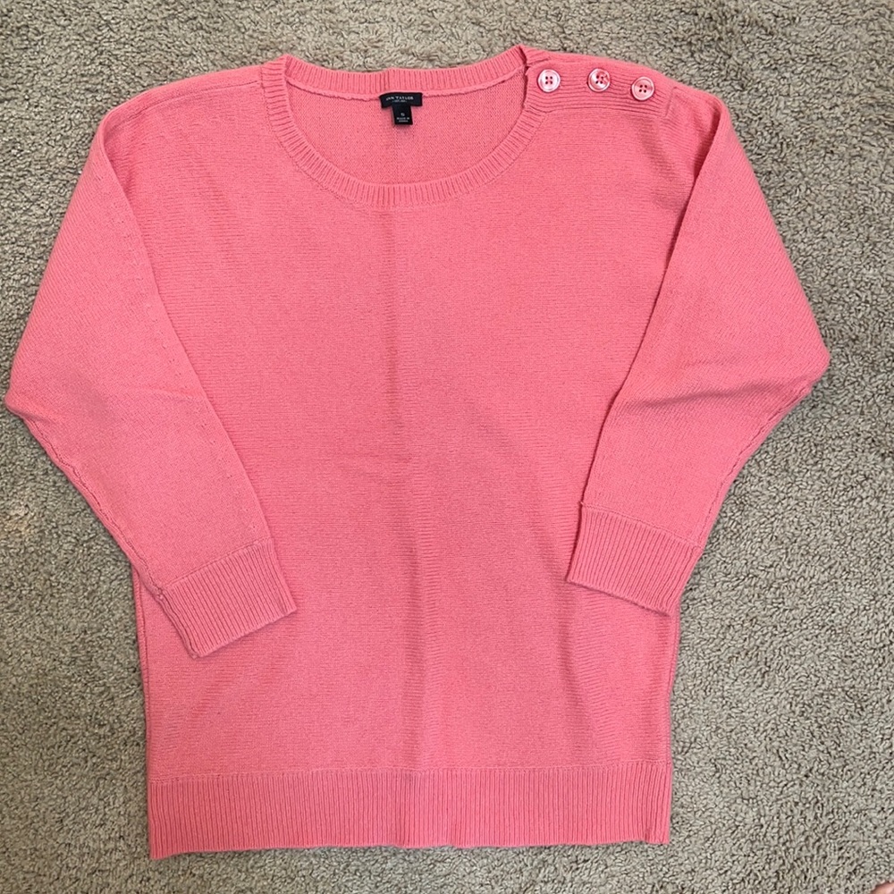Ann Taylor pink sweater